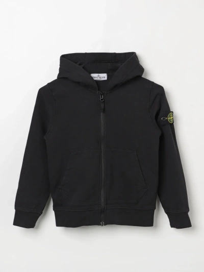 Stone Island Sweater  Junior Kids Color Black