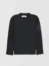 Stone Island Junior Sweater  Kids Color Black