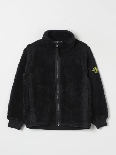 Stone Island Junior Sweater  Kids Color Black