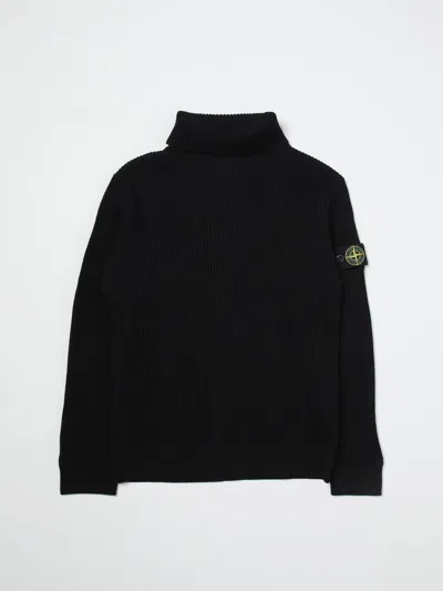 Stone Island Sweater  Junior Kids Color Black In 黑色