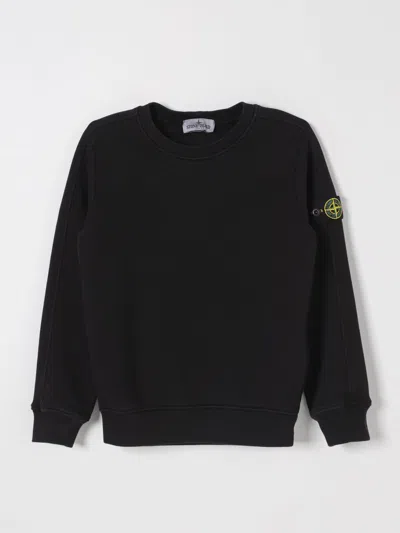 Stone Island Junior Sweater  Kids Color Black In Schwarz
