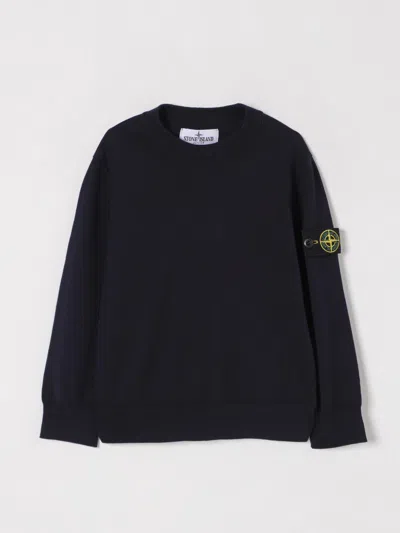 STONE ISLAND SWEATER STONE ISLAND JUNIOR KIDS COLOR BLUE,G48661009