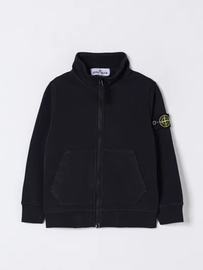 Stone Island Sweater  Junior Kids Color Blue