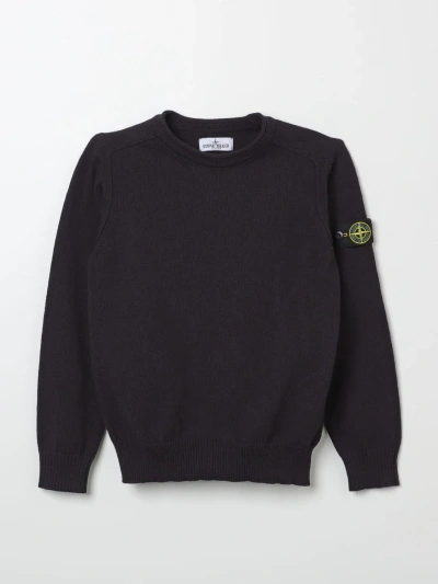 Stone Island Junior Sweater  Kids Color Blue