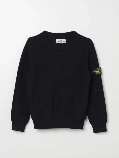 Stone Island Sweater  Junior Kids Color Blue In Blue