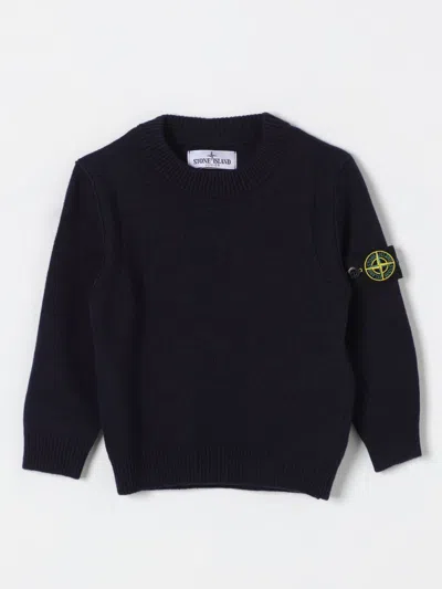 STONE ISLAND SWEATER STONE ISLAND JUNIOR KIDS COLOR BLUE,417196009