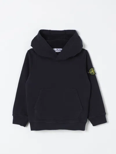 Stone Island Sweater  Junior Kids Color Blue In Blau