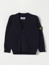 Stone Island Sweater  Junior Kids Color Blue In Blau