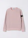 Stone Island Sweater  Junior Kids Color Pink In Blush Pink