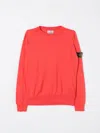 Stone Island Junior Sweater  Kids Color Coral