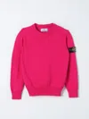 Stone Island Sweater  Junior Kids Color Cyclamen