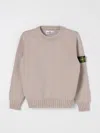Stone Island Sweater  Junior Kids Color Ecru