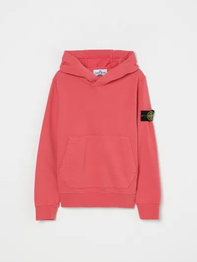 Stone Island Junior Sweater  Kids Color Geranium In Geranium