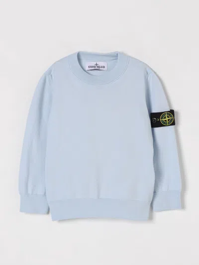STONE ISLAND SWEATER STONE ISLAND JUNIOR KIDS COLOR GNAWED BLUE,G48661011