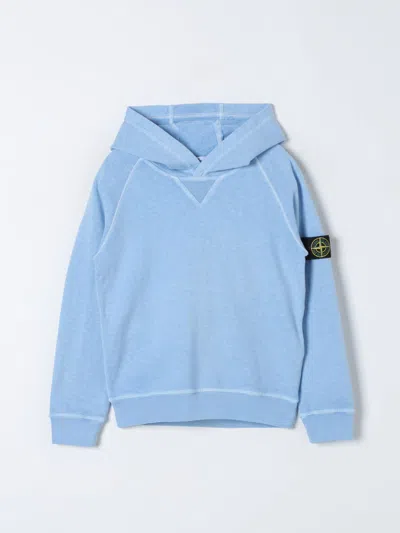 Stone Island Junior Sweater  Kids Color Gnawed Blue