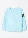 Stone Island Sweater  Junior Kids Color Gnawed Blue In Hellblau