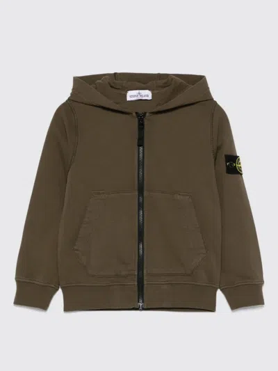 Stone Island Sweater  Junior Kids Color Green