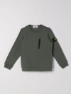Stone Island Junior Sweater  Kids Color Green