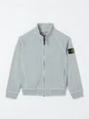 Stone Island Sweater  Junior Kids Color Grey 1
