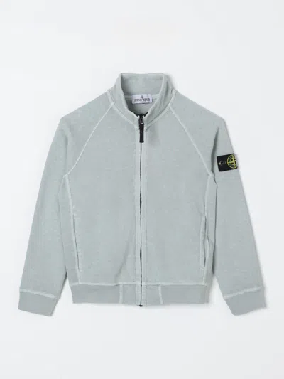 Stone Island Junior Jumper  Kids Colour Grey 1 In Green