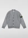 Stone Island Knit Cardigan In Grau 1