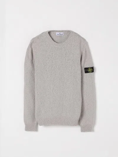Stone Island Sweater  Junior Kids Color Grey