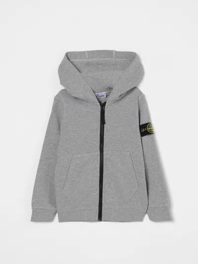 Stone Island Sweater  Junior Kids Color Grey In Grey