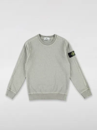 STONE ISLAND SWEATER STONE ISLAND JUNIOR KIDS COLOR GREY,G48691020