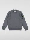 Stone Island Kids Sweaters Grey In Grau