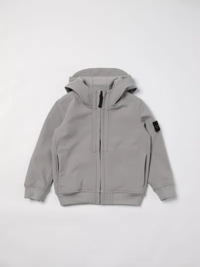 Stone Island Junior Sweater  Kids Color Grey In Grau