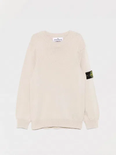 Stone Island Sweater  Junior Kids Color Ivory
