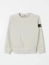 STONE ISLAND JUNIOR SWEATER STONE ISLAND JUNIOR KIDS COLOR MASTIC,G00251066