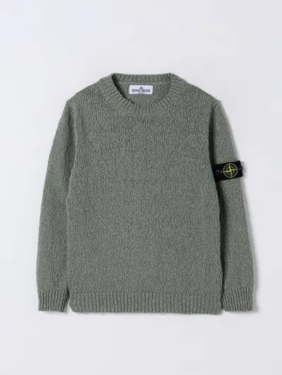 Stone Island Sweater  Junior Kids Color Mud
