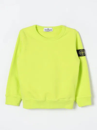 Stone Island Pullover  Junior Kinder Farbe Ocker In Ocker