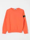 Stone Island Sweater  Junior Kids Color Orange In 橙色
