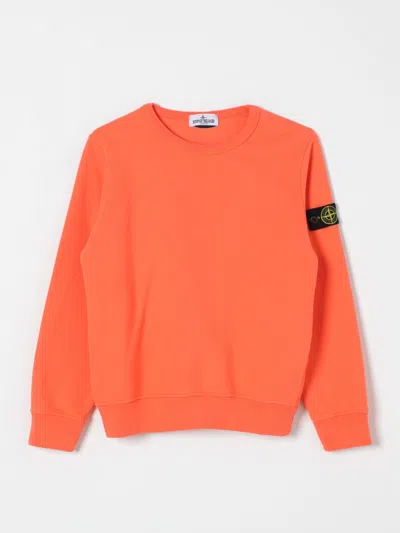 Stone Island Junior Sweater  Kids Color Orange In 橙色