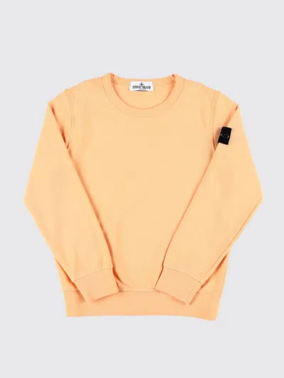 Stone Island Junior Sweater  Kids Color Peach