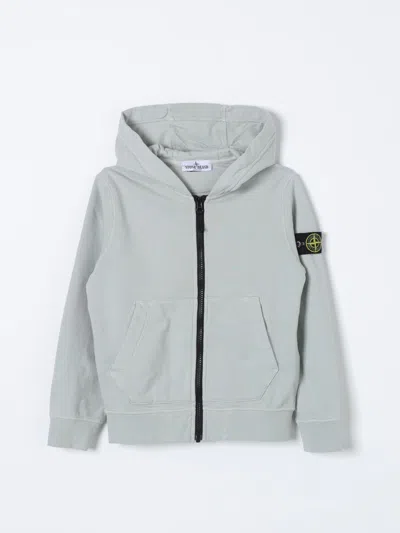 Stone Island Sweater  Junior Kids Color Pearl In Pearl