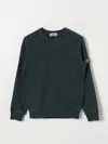 Stone Island Compass-badge Sweatshirt In Petroleum Blue