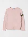 Stone Island Sweater  Junior Kids Color Pink