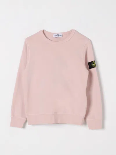 Stone Island Sweater  Junior Kids Color Pink
