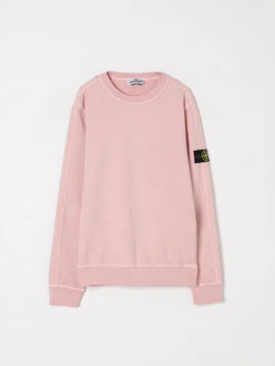 Stone Island Sweater  Junior Kids Color Pink