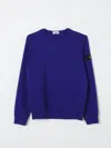 Stone Island Sweater  Junior Kids Color Royal Blue In 皇家蓝