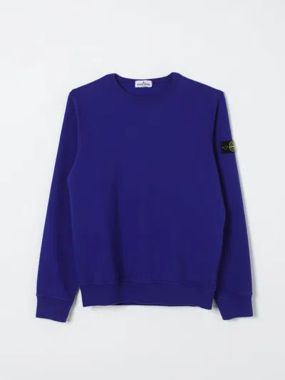 Stone Island Sweater  Junior Kids Color Royal Blue In 皇家蓝
