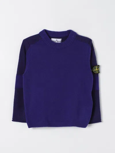 Stone Island Sweater  Junior Kids Color Royal Blue In Royal Blue