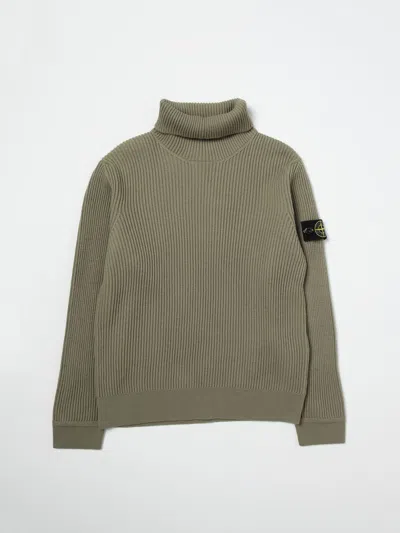 Stone Island Sweater  Junior Kids Color Sage In 灰绿色