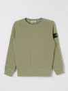 Stone Island Sweater  Junior Kids Color Sage In Sage Grün