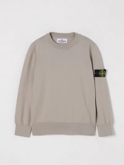 Stone Island Sweater  Junior Kids Color Sand