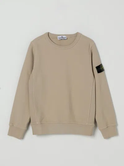 Stone Island Sweater  Junior Kids Color Sand In Neutral