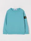 Stone Island Sweater  Junior Kids Color Turquoise In Turquoise